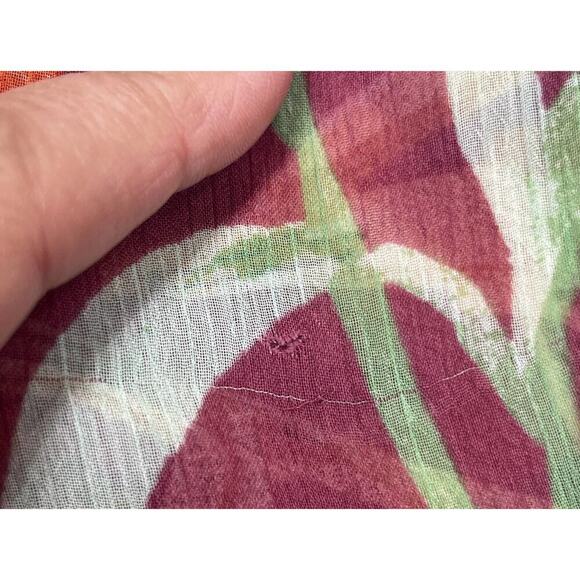 Express Women Maroon Floral Maxi Dress XS Ruffle High Low Flowy Fairy Festival - Picture 11 of 16